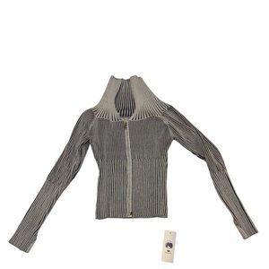 Chinese Brand Mesh Top “collar folds down”